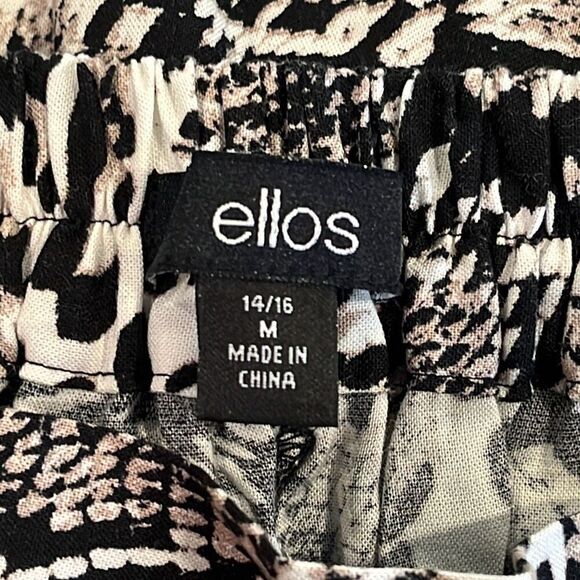 Ellos Wide Leg Snake Skin Print Palazzo Pants 14/16 - Picture 4 of 7